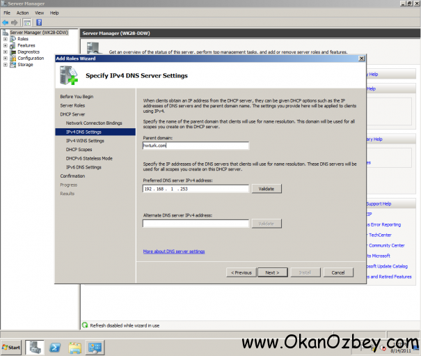 Açıklama: windows server 2008 dhcp kurulumu 007 605x511 Windows Server 2008 R2 DHCP Server