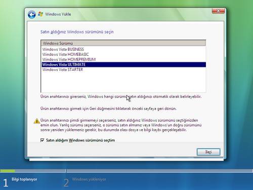 1401vistakurulum7500lm9 Windows Vista Resimli Kurulum