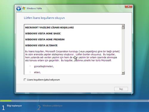 1401vistakurulum8500kf8 Windows Vista Resimli Kurulum